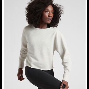 Athleta Raw Edge Sweatshirt